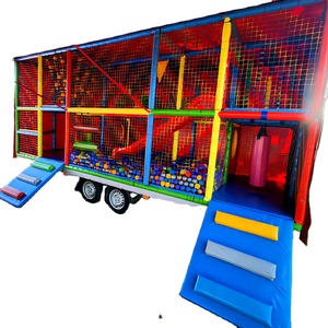 HANLIN - Set de Juegos Portátil de PVC y PE para Interiores, Ideal para Fiestas Infantiles, Área de Juegos Móvil para Niños Pequeños, Uso Doméstico - Product Image 2