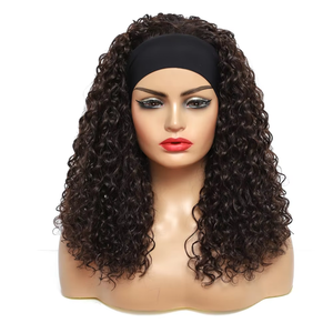 Perruques Afro Bouclées Kinky en Promotion pour Femmes, Perruques Bouclées Naturelles Effet Explosion, <span class=keywords><strong>Cheveux</strong></span> Longs et Ondulés pour Femmes Noires, Perruques Sans Colle - Product Image 6