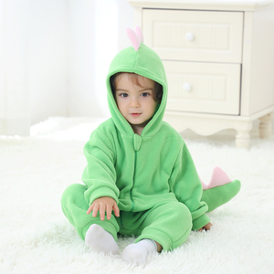 TONWHAR <strong>Kids</strong> Light Green <strong>Dinosaur</strong> <strong>Onesie</strong> with Big Tail Children Pajamas for Unisex - Product Image 3