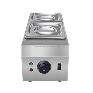 Small 2 <strong>Tanks</strong> Stainless Steel Commercial Electric Used in Restaurant and Catering Countertop <strong>Tempering</strong> Chocolate Melting Machine - Product Image 2