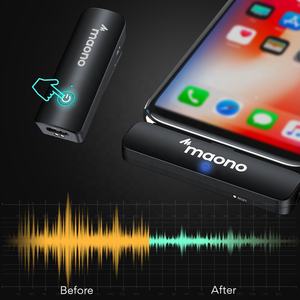 MAONO – Mini-téléphone sans fil 2.4G, micro Lavalier sans fil de Type <span class=keywords><strong>C</strong></span>, microphone d'interview pour téléphone Android, microphone <span class=keywords><strong>Tik</strong></span> <span class=keywords><strong>ToK</strong></span> en direct - Product Image 3
