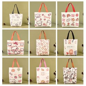 Bolsa de Lona Encerada Pequeña para Maquillaje, Bolsa de Mano de Lona de Algodón, Bolsa de Lona Personalizada con Logotipo Impreso - Product Image 6