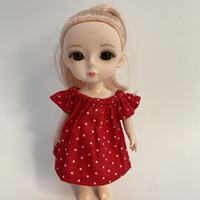 Jouets Songshan en gros : Robe de poupée mignonne et décorative, prix bas, 14 cm, 10 cm, pendentif jouet, en stock, accessoires en tissu pour mini-poupées fantaisie
