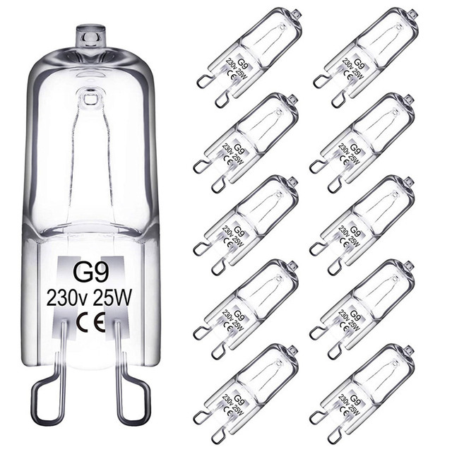 G9 LED Glass Light Bulbs 20W 25W 33W 40W 60W Halogen for Refrigerator Oven 220V Product Category