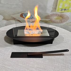 <span class=keywords><strong>Estufa</strong></span> de etanol portátil moderna, chimenea de escritorio de fuego Real, <span class=keywords><strong>pequeña</strong></span> fogata al aire libre para calefacción del hogar, braiser de etanol para - Product Image 1