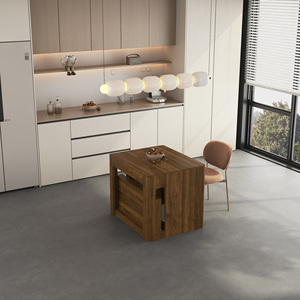 <span class=keywords><strong>Table</strong></span> à manger et bureau extensible - <span class=keywords><strong>Table</strong></span> console convertible avec support pour <span class=keywords><strong>rallonges</strong></span>, meubles pour cuisine, salon, salle de réunion - Product Image 3
