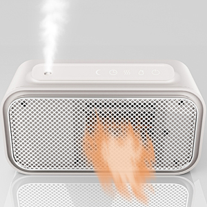 NUEVO <span class=keywords><strong>calentador</strong></span> y humidificador <span class=keywords><strong>de</strong></span> invierno seguro 2 en 1 con luz nocturna LED <span class=keywords><strong>de</strong></span> ambiente para homr Office ccommercial con función hidratante - Product Image 2