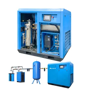 Best Selling Manufacturing Industry SIEHE Silent AC Power Oil Free 75KW 90KW 110KW Rotary Screw Air Compressor