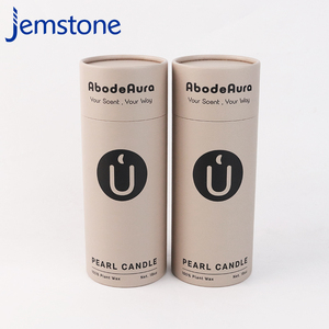 Emballage écologique en tube de carton artisanal pour bougie, cire, bloc de cire, cadeau, bougie en cire - Product Image 2