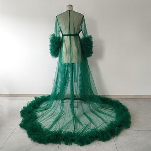 Abito <span class=keywords><strong>da</strong></span> Sposa in Tulle Trasparente Ettereo <span class=keywords><strong>per</strong></span> Servizio Fotografico, Matrimonio, <span class=keywords><strong>Maternità</strong></span>, Baby Shower, Gravidanza - Product Image 6