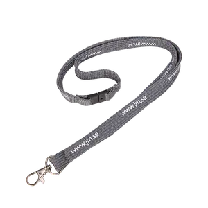 Cordino con design personalizzato del logo del tubo del supporto della carta d'identità semplice con portachiavi con cinturino