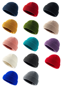 Gorro de lana tejido a la moda para hombre, estilo hip-hop, con visera, para otoño e invierno, con logo impreso. - Product Image 4