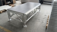 Structure de scène carrée en alliage d'aluminium 290, 1000 mm, capacité de charge 750 kg, connexion par goupilles pour événements