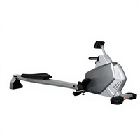 Máquina de Ejercicios Abdominales Plegable de Grado Comercial, Máquina de Remo con Resistencia Magnética para Uso Doméstico y Gimnasio