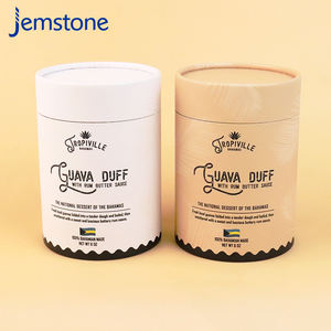 Emballage personnalisé de boîte-cadeau en carton écologique pour sauces et épices, tube en papier kraft de qualité alimentaire pour poudres alimentaires - Product Image 1