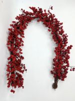 Couronne de Noël faite à la main couronnes de fleurs et de plantes décoratives diadèmes de Noël chauds à bas prix
