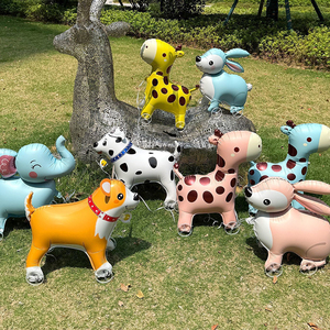 Palloncini in Foil a Forma di Animali che Camminano su Ruote: Elefante, <span class=keywords><strong>Cane</strong></span>, Gatto, Coniglio - Palloncini Personaggio in Foil <span class=keywords><strong>per</strong></span> Bambini - Product Image 2