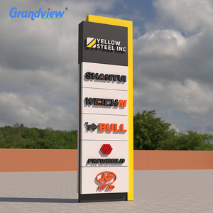 <span class=keywords><strong>Señalización</strong></span> personalizada Business Road Sign Pylon Centro comercial al aire libre Parking Wayfinding Sign - Product Image 2