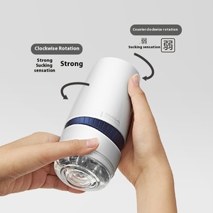 AERO Fournitures de sexe pour adultes pour hommes Coupe de masturbateur à contrôle d'adsorption rotatif pour la masturbation - Product Image 4