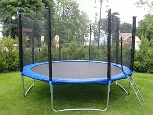 <span class=keywords><strong>Cama</strong></span> Elástica Interior Personalizable al por Mayor, Material de PVC Suave y Plegable, Escalera de Salto Segura para Niños, Red de Protección, 14 pies - Product Image 4