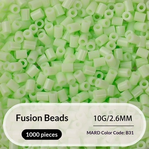 Kit Complet de Perles Fusion 2.6mm – Recharge de 1000 Pièces en Sac Filet – Perles Perler et Hama – Emballage en Gros - Product Image 1