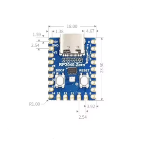 Modulo RP2040-Zero Mini Ver a, Scheda MCU Simile a Pico Basata su Raspberry Pi, Microcontrollori e Processori FPGA Raspberry Pi MCU RP2040 - Product Image 3