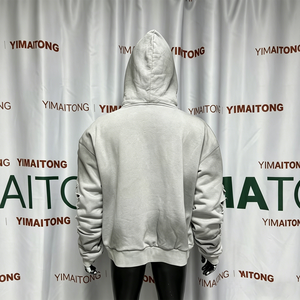 Custom Oversized Vintage Washed Hole Hoodie Custom Digital Printing Logo Plain Heavy Weight Acid Wash Hoodie - Product Image 3