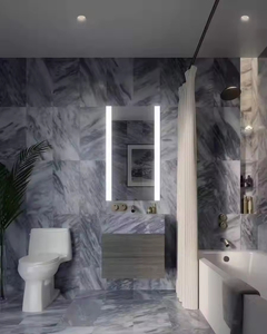 Carreau de marbre naturel Dawn Blue Pierre bleue élégante pour les comptoirs de qualité supérieure Applications décoratives pour murs et sols - Product Image 3