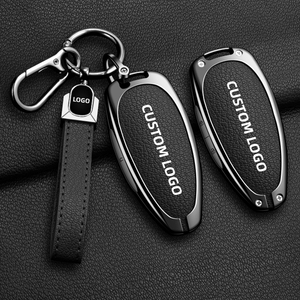 Convient à l'étui à clés de voiture Voyah Courage Chasing Light FREE Dreamer accessoires de voiture Sac en métal en cuir en alliage de zinc - Product Image 1