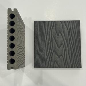 Planche de <span class=keywords><strong>terrasse</strong></span> en composite bois-plastique imperméable à l'eau, à grain de bois en relief 3D, pour patios, terrasses, piscines, jardins - Product Image 4