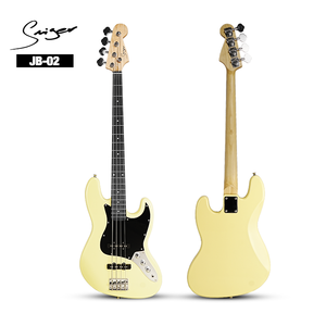 กีตาร์เบสไฟฟ้า JB-02 <span class=keywords><strong>ราคา</strong></span>โรงงานจีน 4 สาย คอไม้เมเปิล ตัวไม้ไซคามอเร่ สำหรับกีตาร์เบสสไตล์ J - Product Image 1