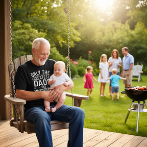 Solo los mejores papás se promocionan a abuelo, camiseta para hombre - Product Image 3
