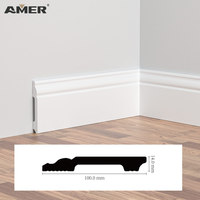Plinthe en mousse PS de haute qualité Bingjie OEM, résistante à l'humidité, pour la maison et le bureau, surface lisse, design moderne