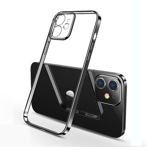 Custodia Protettiva Trasparente Premium con Placcatura per <span class=keywords><strong>iPhone</strong></span> 17 Air 16 15 14 Plus <span class=keywords><strong>13</strong></span> 12 11 Pro Max Xr Xs Max 8 7 Plus - Product Image 1