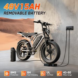 Vélo électrique tout-terrain sportif CE UL R002 avec <span class=keywords><strong>moteur</strong></span> de moyeu arrière haute vitesse, frein à disque, batterie au lithium, vélo électrique urbain 7 vitesses - Product Image 4