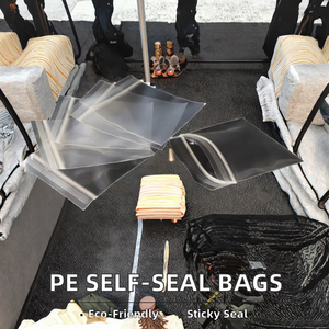 <span class=keywords><strong>Duoda</strong></span> PE Stand up Pouch Bolsa de plástico transparente reciclable impermeable autosellante Ropa para zapatos y calcetines Uso - Product Image 3