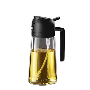 Nuevo Lanzamiento 2025: Botella de Aceite 2 en 1 de 470ml, Dispensador de Aceite de Oliva con Pulverizador y Vertedor Integrado - Product Image 2