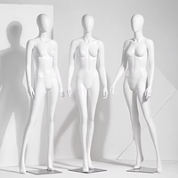 Mannequin femme en fibre de verre blanc mat, modèle tête de balle en PRV, prix d'usine, à vendre