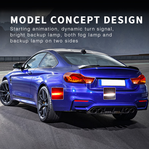 Para <span class=keywords><strong>BMW</strong></span> Serie 4 Model Concept <span class=keywords><strong>2014</strong></span>-2020 LED Taillamp Luz trasera roja para F32 F33 F36 420i <span class=keywords><strong>420d</strong></span> 425d 430d 435d M4 GTS F82 F83 Nuevo - Product Image 3