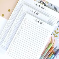 Bloc-notes personnalisé pour faire la liste déchirer, bloc-notes de planification, liste de contrôle de planificateur sauvage gouverné