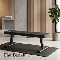 Banc de musculation plat PROIRON pour usage domestique et commercial, banc en acier durable pour haltères, banc d'entraînement musculaire, banc de sit-up, chaise