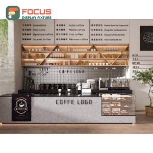 Freestanding Coffee Merchandise Display Rack Matte Black Finish Coffee Bag Display Area Bakery Cafe Display Rack - Product Image 6