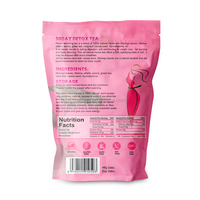 Thé Détox Minceur 30 Jours Saveur Pêche, Infusion Nettoyante du Côlon pour Booster le Métabolisme et Brûler les Graisses en Profondeur