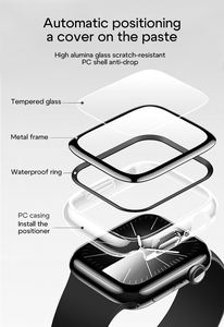 2.5D Cobertura Completa Curvada Suave 9H Anti-Scratch Anti-Shock PMMA Protector de Vidrio para Reloj 38/40/41/42/44/45/49MM Película de Reloj - Product Image 2