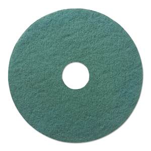 Boardwalk BWK4017BLU 17\" Diameter Blue Scrubbing <b>Floor</b> Pads Commercial <b>Cleaners</b> 5/Carton - Product Image 1