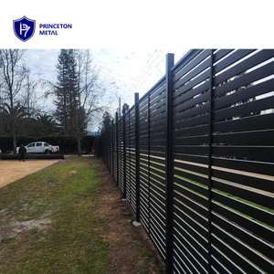 אלומיניום פרטיות גדר slat אופקית 3D דוגמנות גידור חיצוני אלגנטי ושערים - Product Image 2