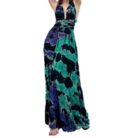 Robes maxi convertibles bohèmes tie-dye OEM pour les vacances, les mariages, les tenues de plage, les robes bohèmes pour la lune de miel