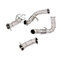 Auto-Performance-Auspuffkrümmer für BMW X5M X6M F95 F96 4.4T 2024+ Auspuffrohre Frontrohr Downpipes mit Hitzeschutz Direktmontage