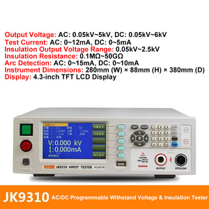 Testeur d'isolation de tension JK9310 JK9320 JK9310B avec écran TFT-LCD - Product Image 3
