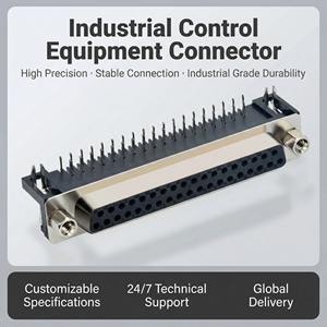 37 路 D 型 VGA PCB 安装母头连接器，带金触点，IP67 等级，230V 连接器 - Product Image 1